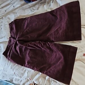 EUC Express cropped, wide led corduroy pants, size 12